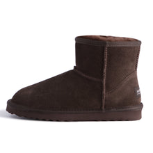 Load image into Gallery viewer, AUS WOOLI UGG SHORT SHEEPSKIN ANKLE BOOT - Chocolate