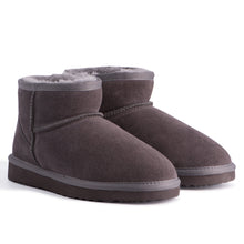 Load image into Gallery viewer, AUS WOOLI UGG SHORT SHEEPSKIN ANKLE BOOT - Grey