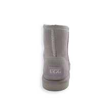 Load image into Gallery viewer, AUS WOOLI UGG SHORT SHEEPSKIN ANKLE BOOT - LIGHTGREY