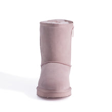 Load image into Gallery viewer, AUS WOOLI UGG MID CALF ZIP-UP SHEEPSKIN BOOT - Pale Pink