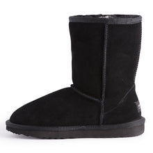 Load image into Gallery viewer, AUS WOOLI UGG MID CALF SHEEPSKIN BOOT - Black