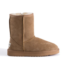 Load image into Gallery viewer, AUS WOOLI UGG MID CALF SHEEPSKIN BOOT - Chestnut/Tan