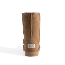 Load image into Gallery viewer, AUS WOOLI UGG MID CALF SHEEPSKIN BOOT - Chestnut/Tan