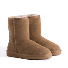 Load image into Gallery viewer, AUS WOOLI UGG MID CALF SHEEPSKIN BOOT - Chestnut/Tan