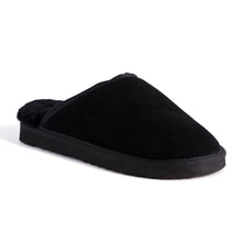 Load image into Gallery viewer, AUS WOOLI UGG UNISEX SHEEPSKIN WOOL Slippers - Black