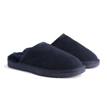 Load image into Gallery viewer, AUS WOOLI UGG UNISEX SHEEPSKIN WOOL Slippers - Navy