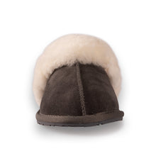 Load image into Gallery viewer, AUS WOOLI UGG UNISEX SHEEPSKIN WOOL SHELLEY Slippers - Dark Grey