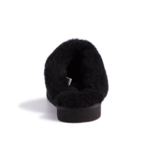 Load image into Gallery viewer, AUS WOOLI UGG UNISEX SHEEPSKIN WOOL SYDNEY Slippers - Black