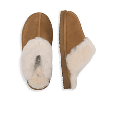 Load image into Gallery viewer, AUS WOOLI UGG UNISEX SHEEPSKIN WOOL SYDNEY Slippers - Chestnut/Tan