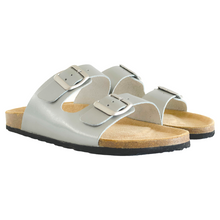 Load image into Gallery viewer, AUS WOOLI AUSTRALIA UNISEX MELBOURNE SANDALS - SILVER