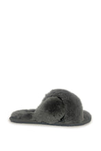 Load image into Gallery viewer, AUS WOOLI AUSTRALIA WOMEN SHEEPSKIN WOOL BRIGHTON SLIPPERS- GREY