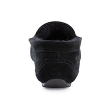 Load image into Gallery viewer, AUS WOOLI AUSTRALIA WOMENS BYRONBAY COSY MOCCASIN - BLACK
