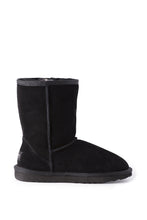 Load image into Gallery viewer, AUS WOOLI UGG MID CALF SHEEPSKIN BOOT - Black