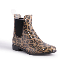 Load image into Gallery viewer, AUS WOOLI WOMENS RAINBOOTS WITH FREE SHEEPSKIN INSOLE - Leopard Print