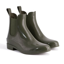 Load image into Gallery viewer, AUS WOOLI WOMENS RAINBOOTS WITH FREE SHEEPSKIN INSOLE - Olive Green