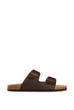 Load image into Gallery viewer, AUS WOOLI AUSTRALIA UNISEX MELBOURNE SANDALS - BROWN