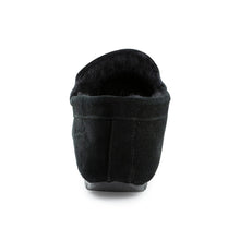 Load image into Gallery viewer, AUS WOOLI AUSTRALIA MENS TERRIGAL COSY MOCCASIN - BLACK