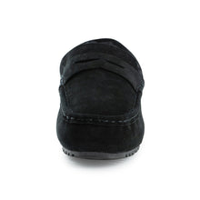 Load image into Gallery viewer, AUS WOOLI AUSTRALIA MENS TERRIGAL COSY MOCCASIN - BLACK