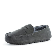 Load image into Gallery viewer, AUS WOOLI AUSTRALIA MENS TERRIGAL COSY MOCCASIN - GREY