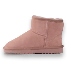 Load image into Gallery viewer, AUS WOOLI UGG SHORT SHEEPSKIN ANKLE BOOT - PALEPINK
