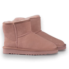 Load image into Gallery viewer, AUS WOOLI UGG SHORT SHEEPSKIN ANKLE BOOT - PALEPINK

