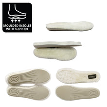 Load image into Gallery viewer, AUS WOOLI UGG SHORT SHEEPSKIN BUTTON BOOT - LIGHTGREY
