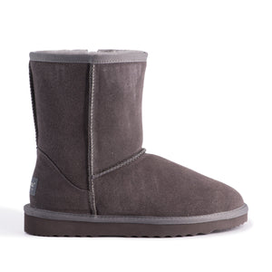 AUS WOOLI UGG MID CALF SHEEPSKIN BOOT - Grey