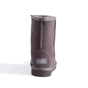 AUS WOOLI UGG MID CALF SHEEPSKIN BOOT - Grey
