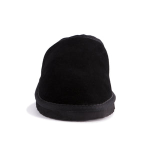 AUS WOOLI UGG UNISEX SHEEPSKIN WOOL Slippers - Black