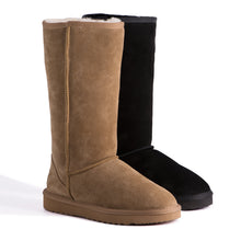 Load image into Gallery viewer, AUS WOOLI UGG TALL ZIP-UP SHEEPSKIN BOOT - Chestnut/Tan
