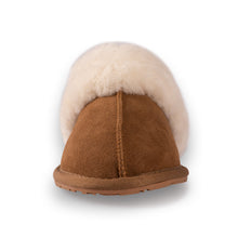 Load image into Gallery viewer, AUS WOOLI UGG UNISEX SHEEPSKIN WOOL SHELLEY Slippers - Chestnut/Tan
