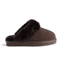 Load image into Gallery viewer, AUS WOOLI UGG UNISEX SHEEPSKIN WOOL SYDNEY Slippers - Chocolate
