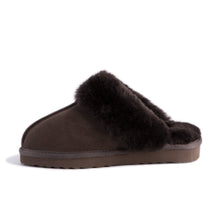 Load image into Gallery viewer, AUS WOOLI UGG UNISEX SHEEPSKIN WOOL SYDNEY Slippers - Chocolate

