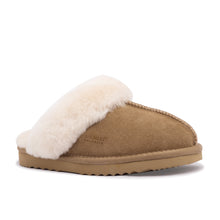 Load image into Gallery viewer, AUS WOOLI UGG UNISEX SHEEPSKIN WOOL SYDNEY Slippers - Chestnut/Tan
