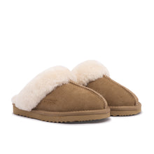 Load image into Gallery viewer, AUS WOOLI UGG UNISEX SHEEPSKIN WOOL SYDNEY Slippers - Chestnut/Tan
