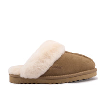 Load image into Gallery viewer, AUS WOOLI UGG UNISEX SHEEPSKIN WOOL SYDNEY Slippers - Chestnut/Tan
