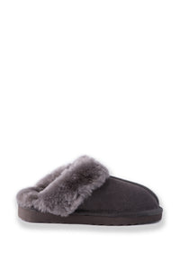 AUS WOOLI UGG UNISEX SHEEPSKIN WOOL SYDNEY Slippers - Dark Grey