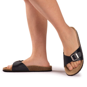 AUS WOOLI AUSTRALIA UNISEX TOORAK SANDALS - NAVY